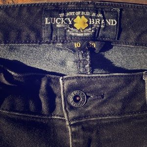 Women's Lucky Brand Black Ankle Skinny Jeans